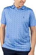 TailorByrd One the Sea Print Performance Polo