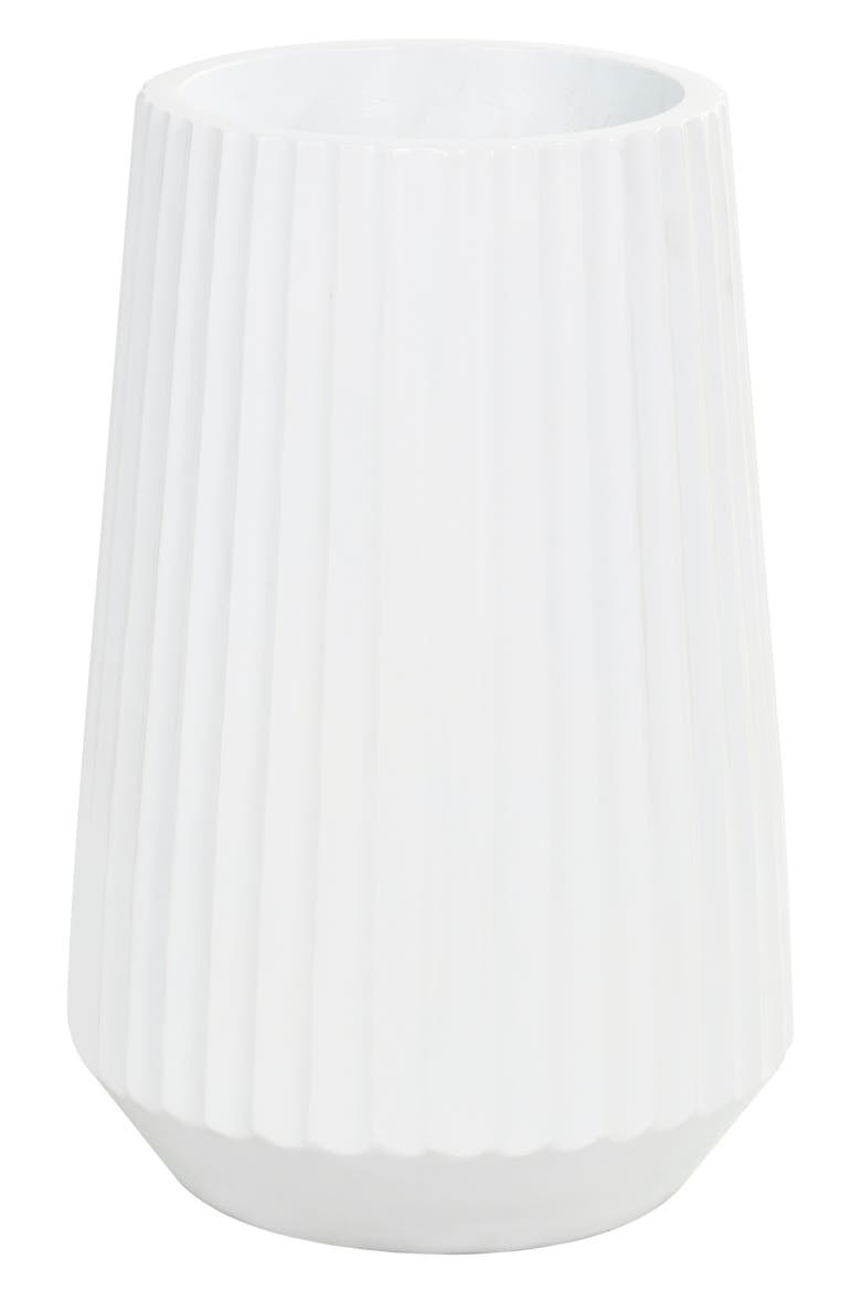 Resin Vase, Alternate, color, WHITE
