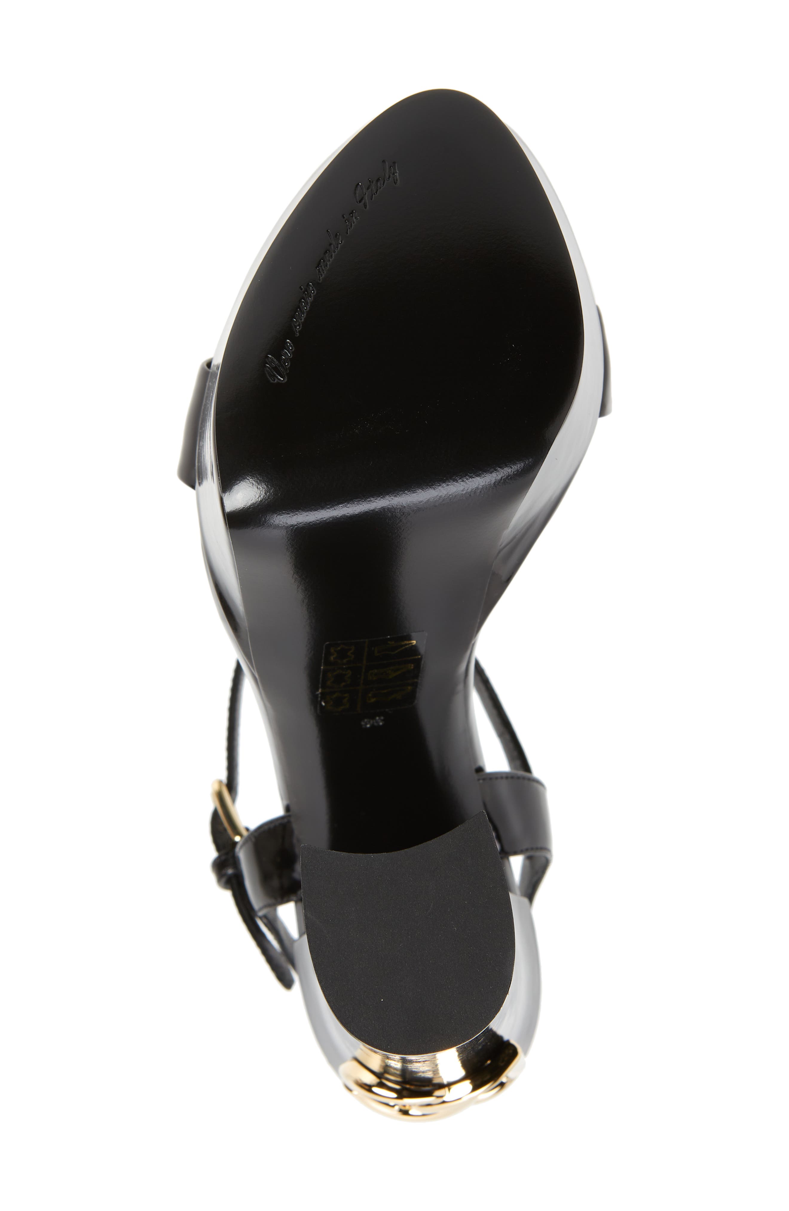 Dolce&Gabbana Keira Block Heel Platform Sandal, Alternate, color, Nero