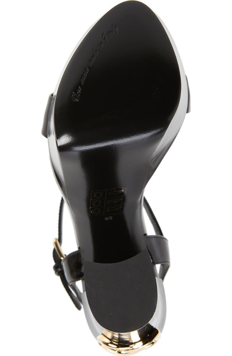 Dolce&Gabbana Keira Block Heel Platform Sandal, Alternate, color, Nero