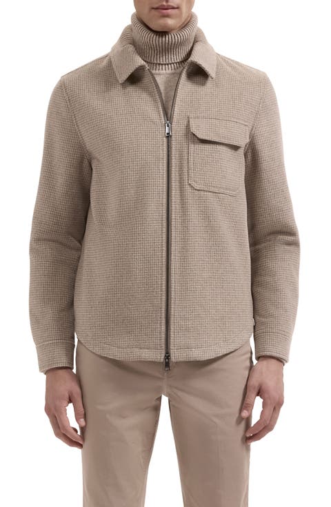 Wool Blend Shirt Jacket