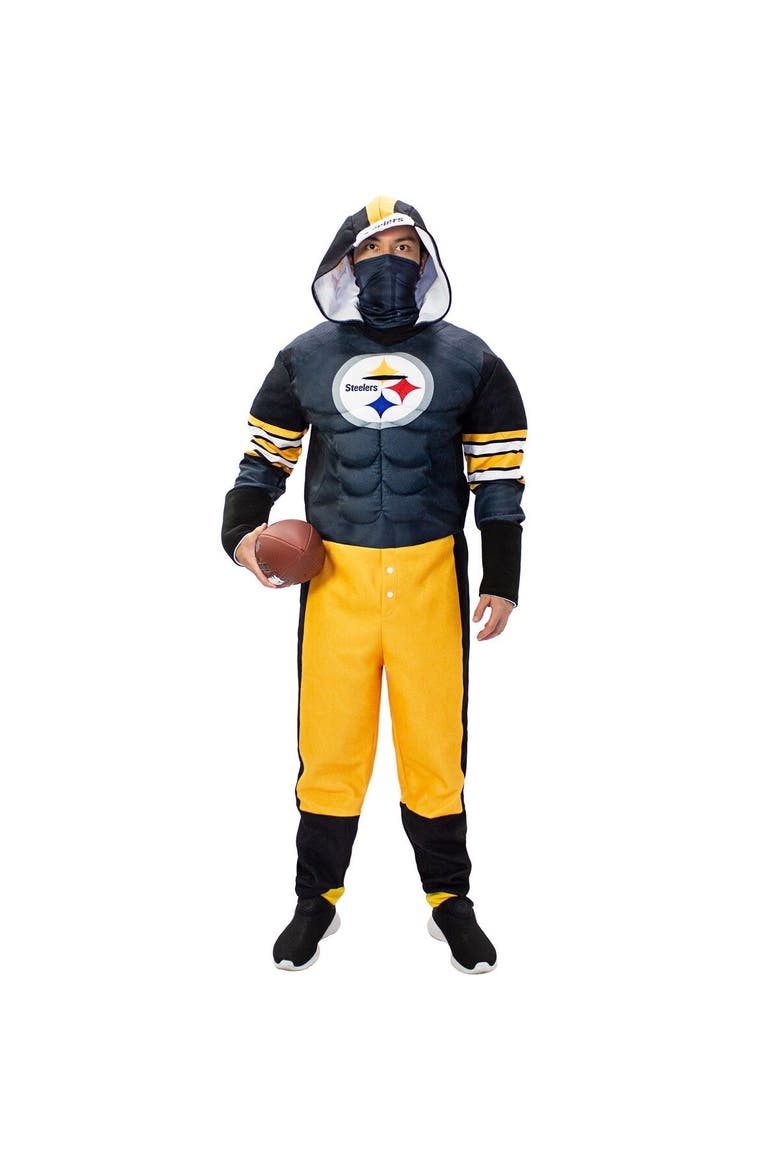 Men's Black Pittsburgh Steelers Game Day Costume, Main, color, Black