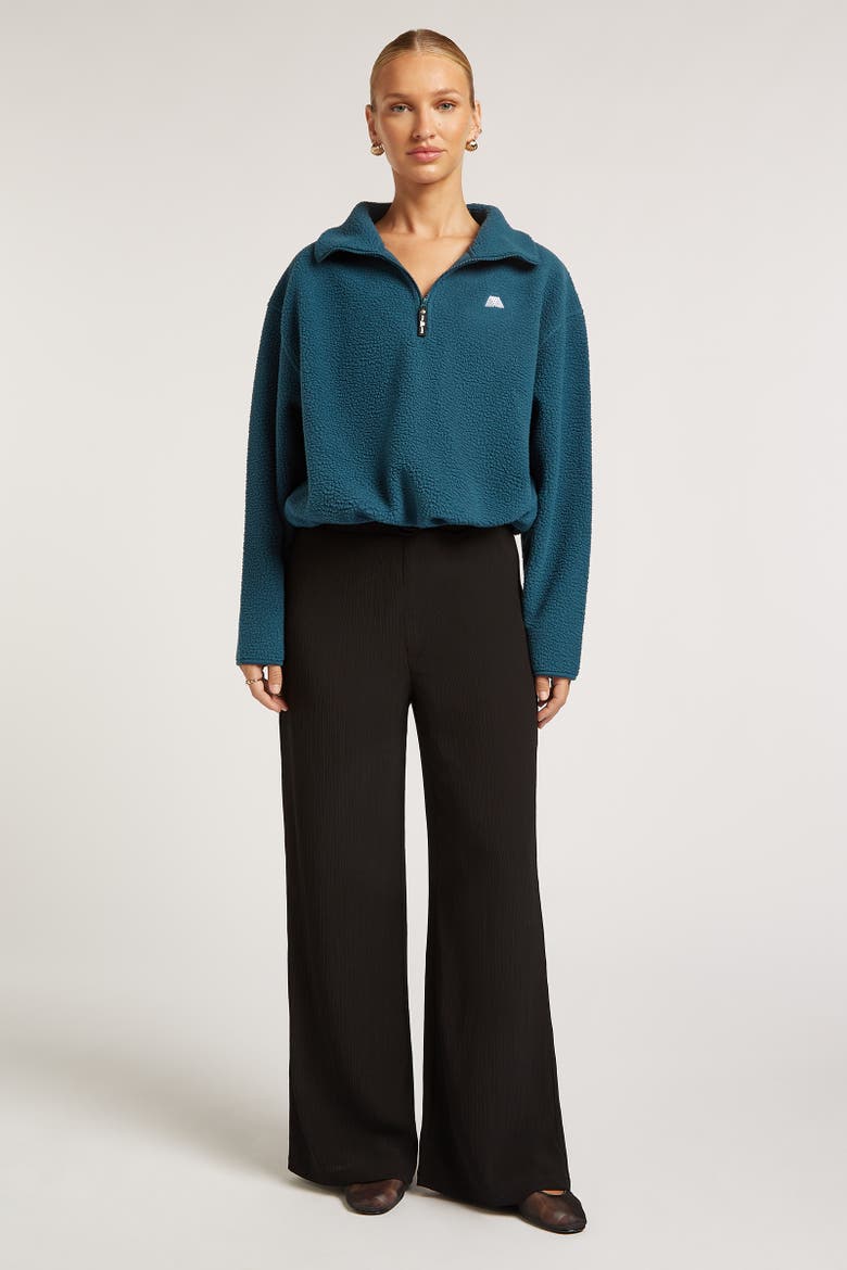 Phoenix Half-Zip Sweatshirt, Alternate, color, Midnight Teal