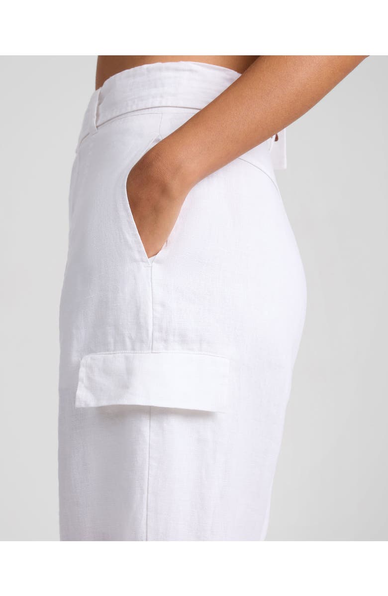 Onia Linen Utility Pant, Alternate, color, White