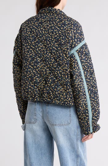 Cropped Quilted Jacket