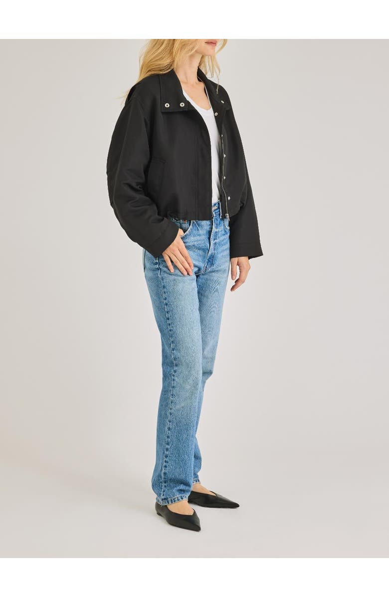 Rebecca Taylor Cropped Faille Jacket, Alternate, color,