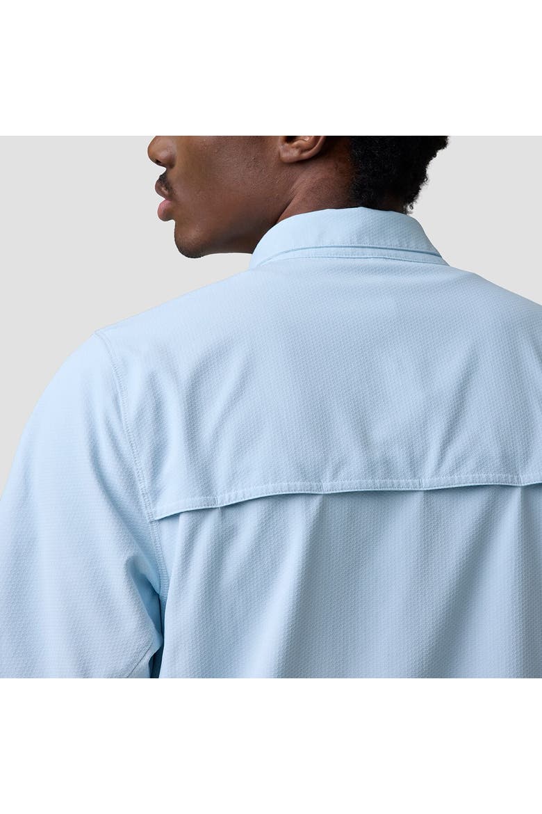 Tahoe Woven Short-Sleeve Snap-Up Shirt - Men's, Alternate, color, Skyride