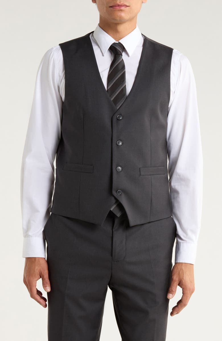 ZEGARIE Charcoal Mélange 3-Piece Suit, Alternate, color, Charcoal