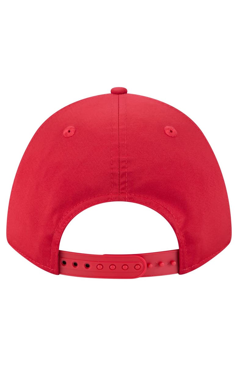 New Era Men's New Era White/Scarlet San Francisco 49ers Adventure Gradient 9FORTY M-Crown A-Frame Adjustable Hat, Alternate, color, White