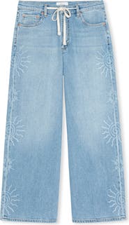 Rails Angeleno Drawstring Crop Wide Leg Jeans