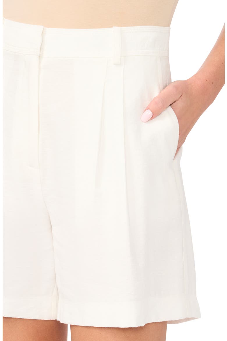 Elastic Back Shorts, Alternate, color, NEW IVORY