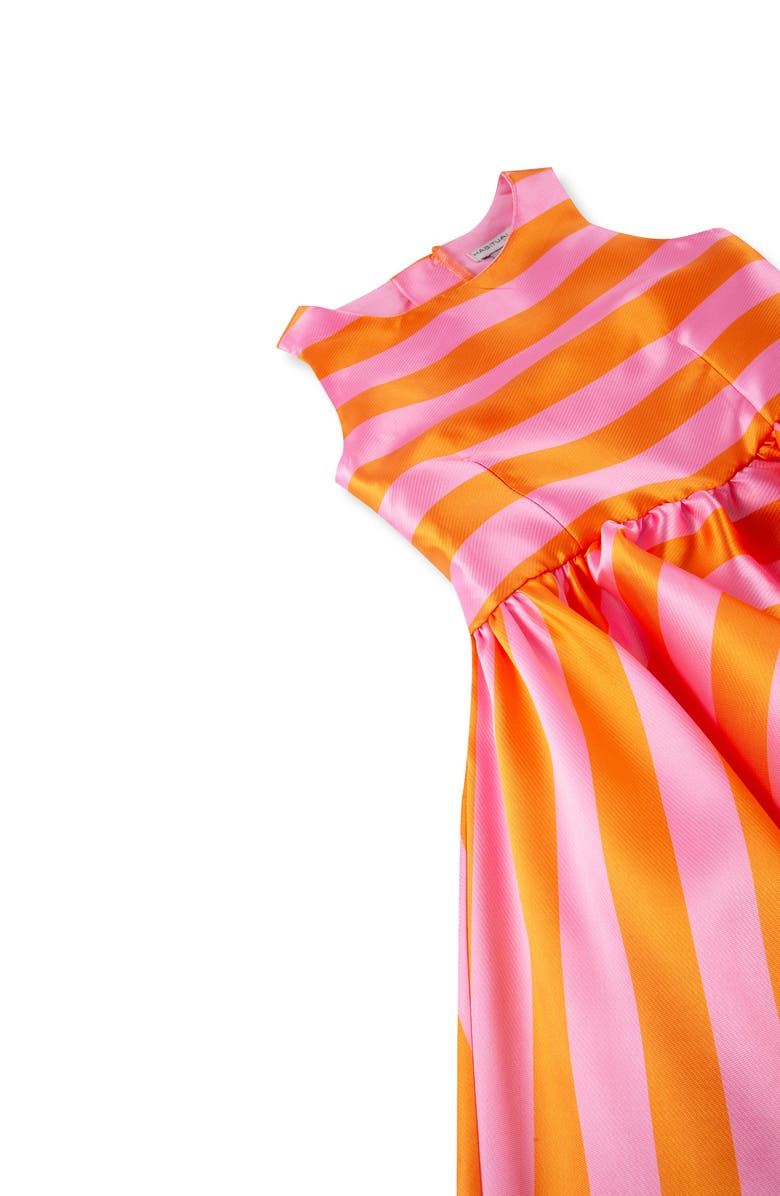 Habitual Kids Kids' Stripe High Low Party Dress, Alternate, color, 