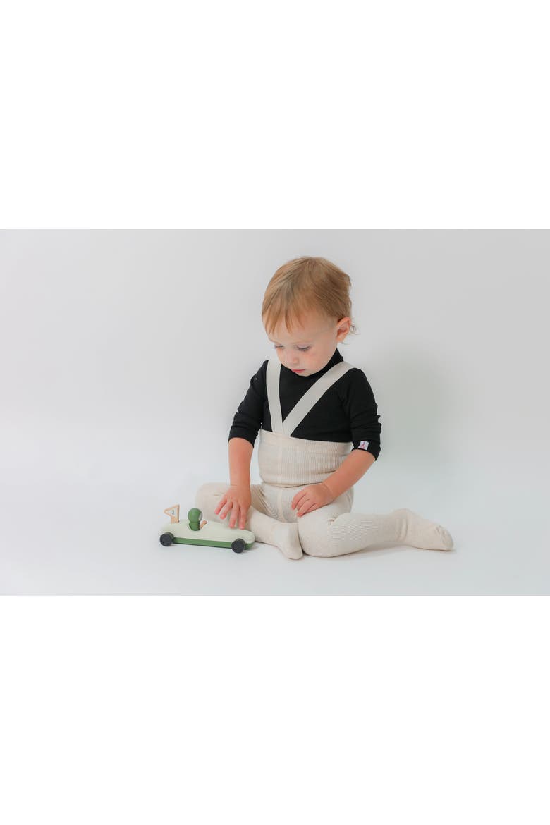 Baby Boys Knit Overall - Sleeveless, Elastic Straps, 80% Cotton 20% Spandex, Alternate, color, Black
