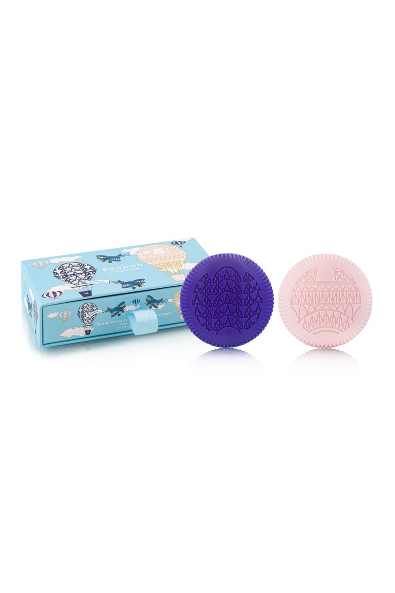 Paris & Manhattan Soap Gift Box, Main, color, PINK/ BLUE