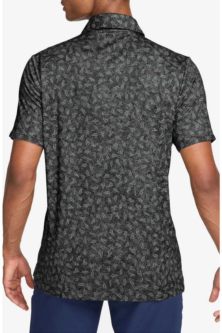 Dri-FIT Print Performance Polo, Alternate, color, BLACK