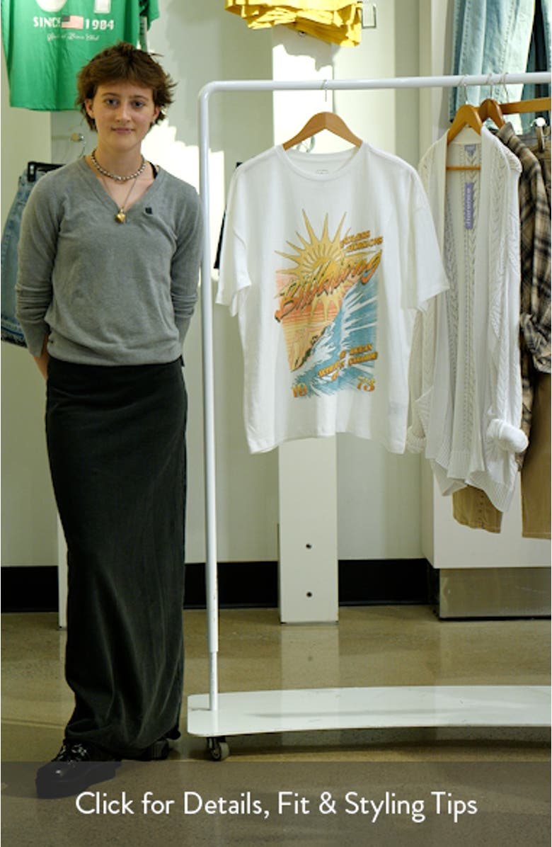 When Suns Collide Oversize Graphic T-Shirt, sales video thumbnail