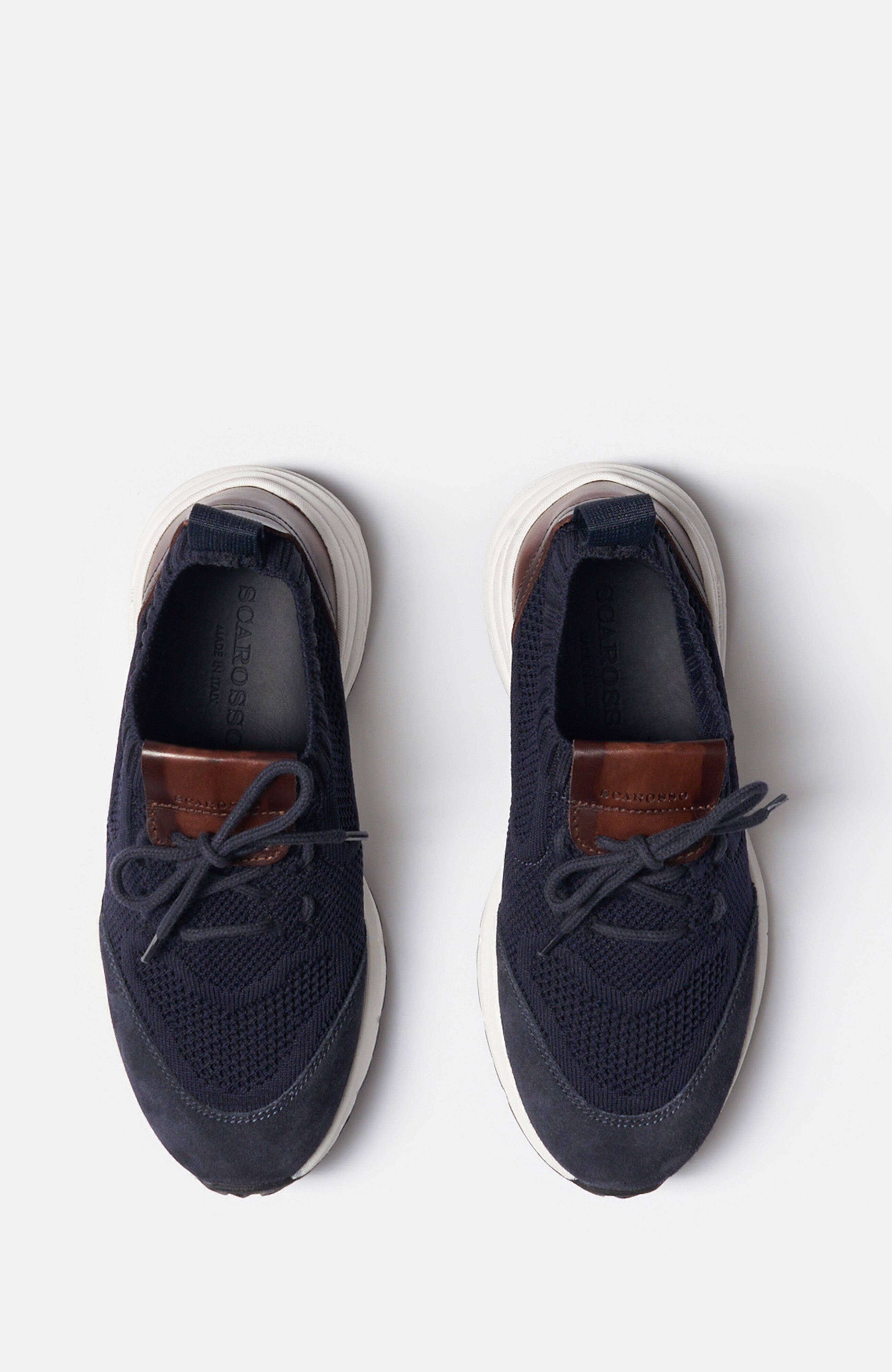 Robbie Boy Sneakers, Alternate, color, Blue - Knit