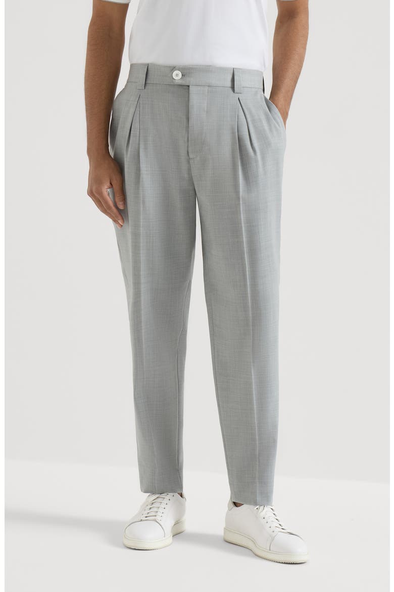 Trousers with tee holder, Main, color, Pearl