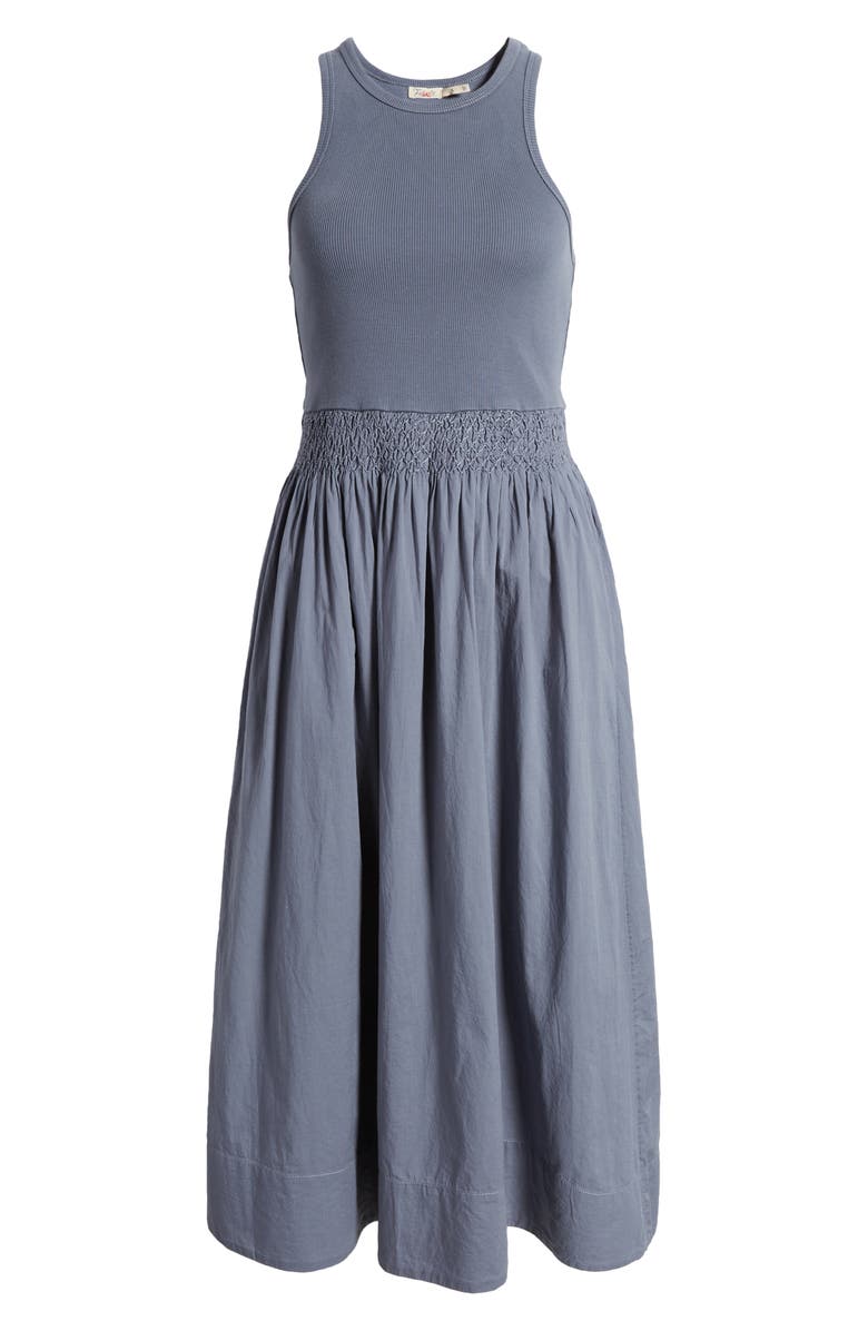 Faherty Tropical Rib Tank Dress, Alternate, color, 