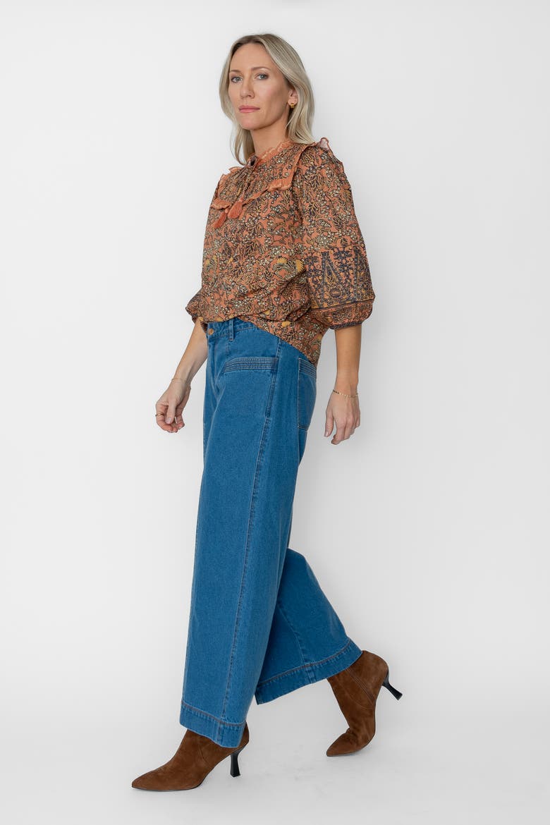 Isabelle Top, Alternate, color, Brown