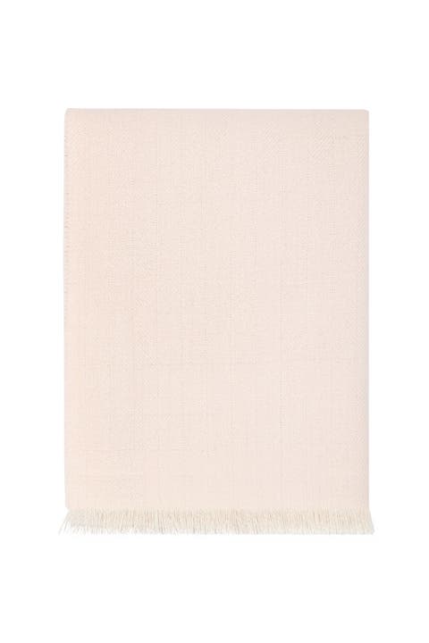 Herringbone Baby Alpaca Woven Blanket - Baby