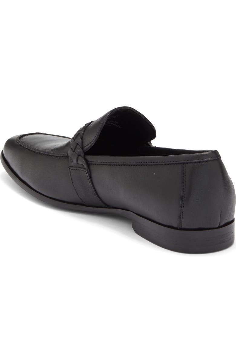 Steve Madden Chauncey Loafer, Alternate, color, Black Leather