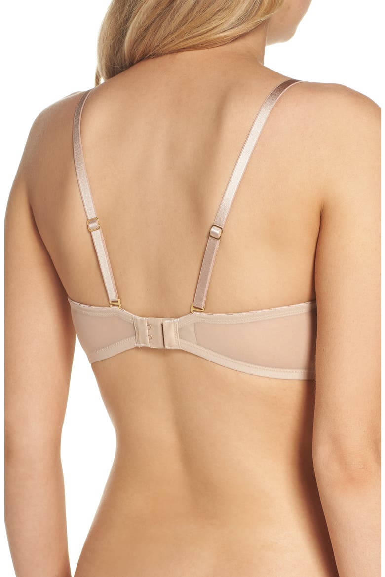 Ruse Underwire Convertible Bra, Alternate, color, CAFE