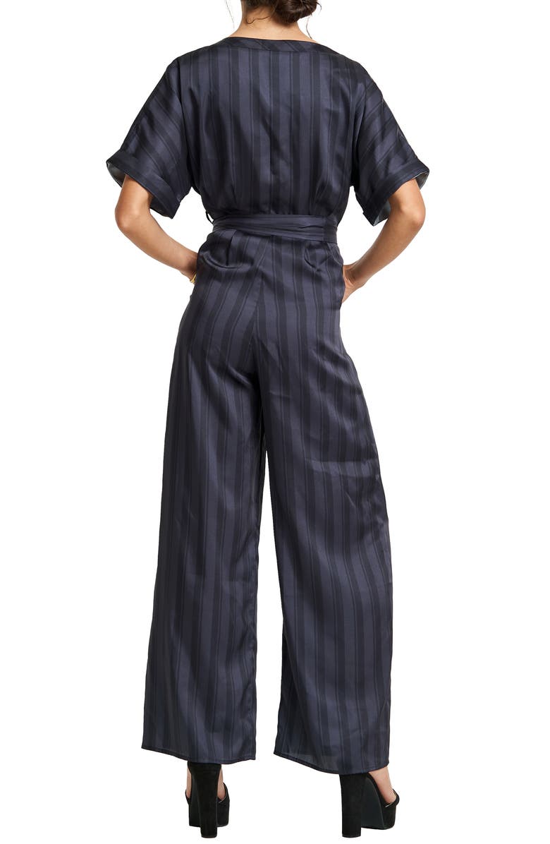 CIEBON Naya Variegated Tonal Stripe Jumpsuit, Alternate, color, 