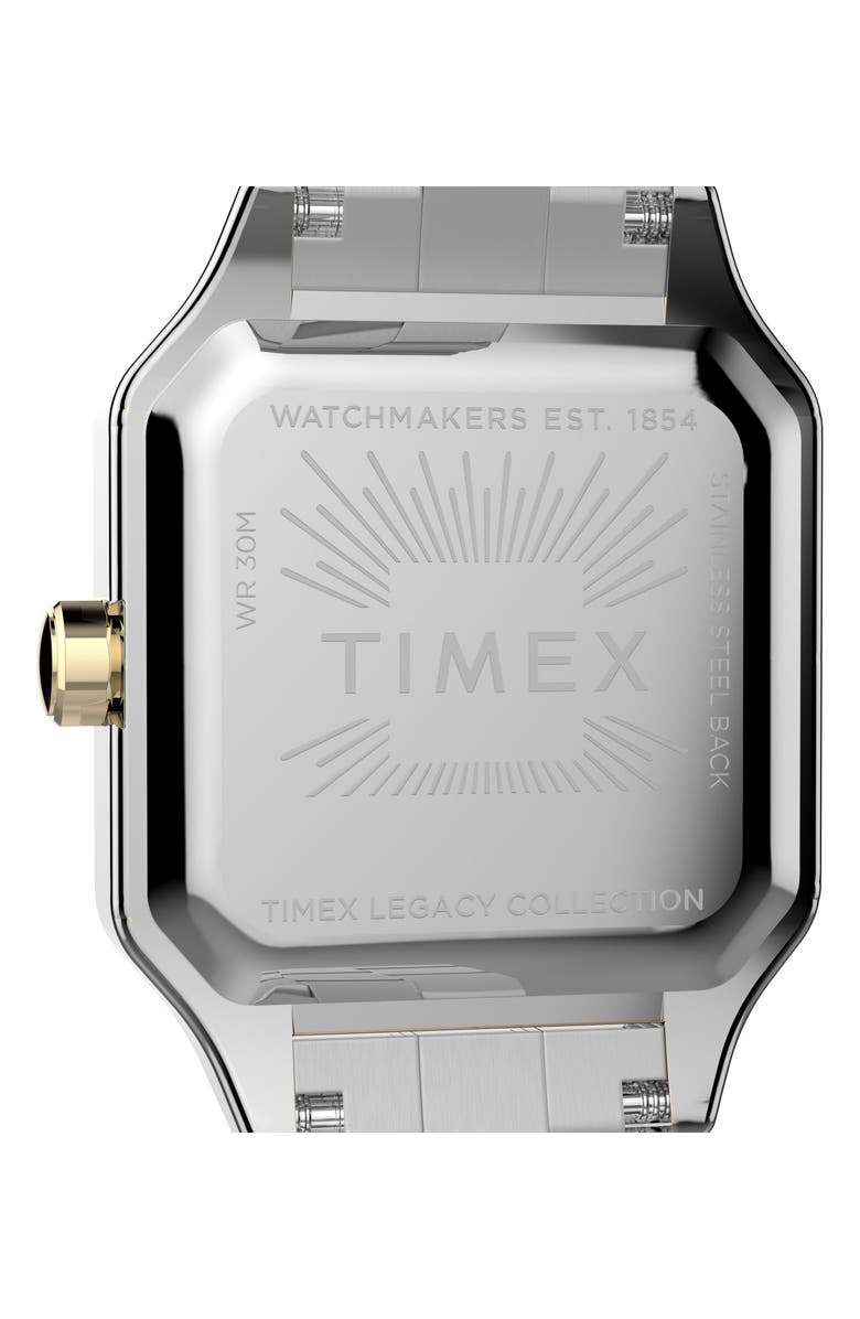 Timex<sup>®</sup> Legacy Addison Two-Tone Bracelet Watch, 23mm, Alternate, color, Addison Two Tone