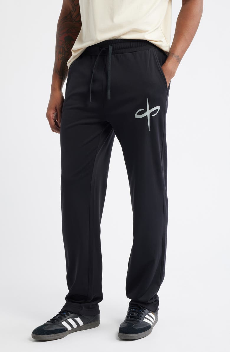 SANTO STUDIO Tempo Tonal Drawstring Pants, Main, color, Black