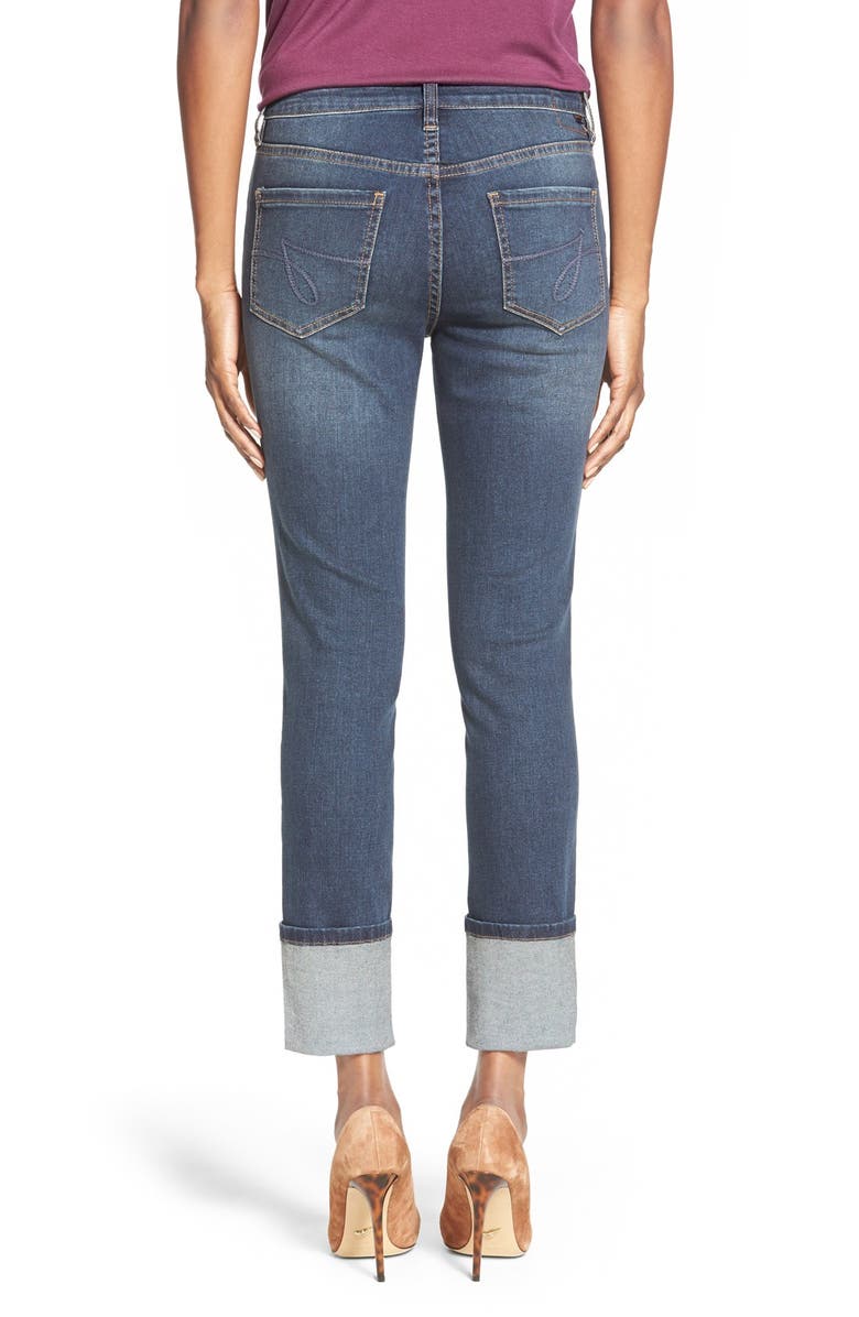JAG Jeans 'Evan' Wide Cuff Stretch Crop Jeans, Alternate, color, 