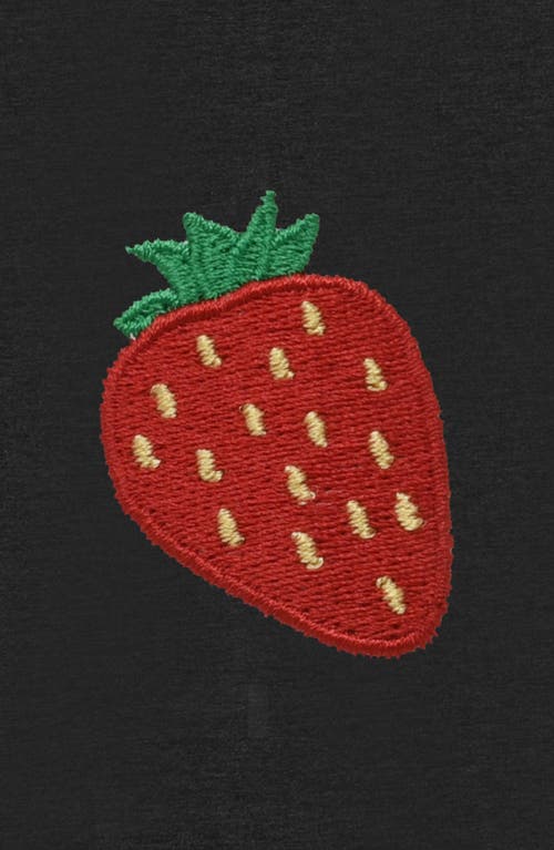 DALIX DALIX STRAWBERRY CROPPED FLEECE HOODIE 