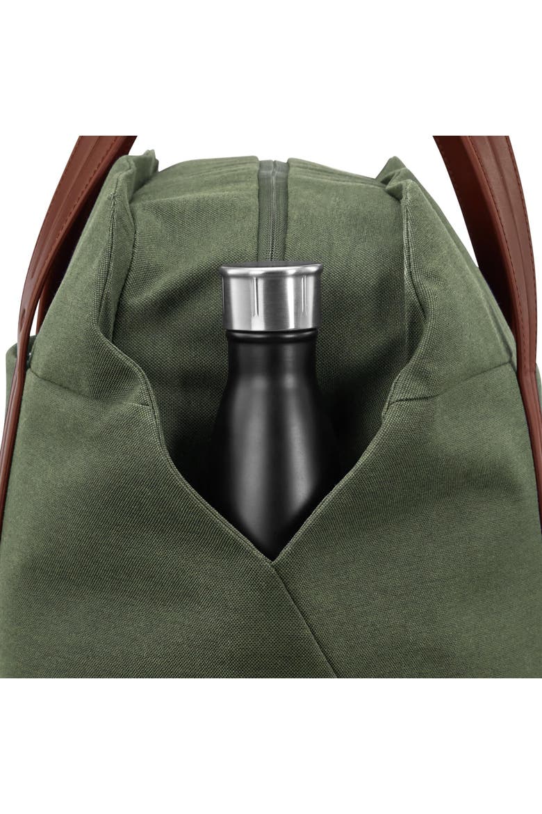 Virtuosa 2 Piece Set Weekender & 21" Carry On Luggage, Alternate, color, Pine Green