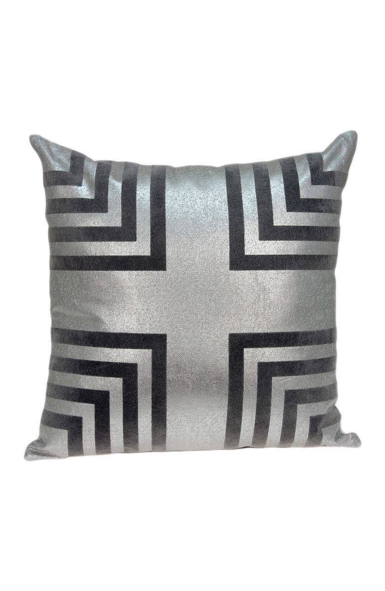 PARKLAND COLLECTION Aantra Transitional Pillow - 20" x 20" - Grey, Alternate, color,
