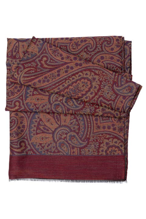 Leone - Wool Silk Scarf for Men