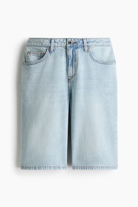 Denim Bermuda Shorts