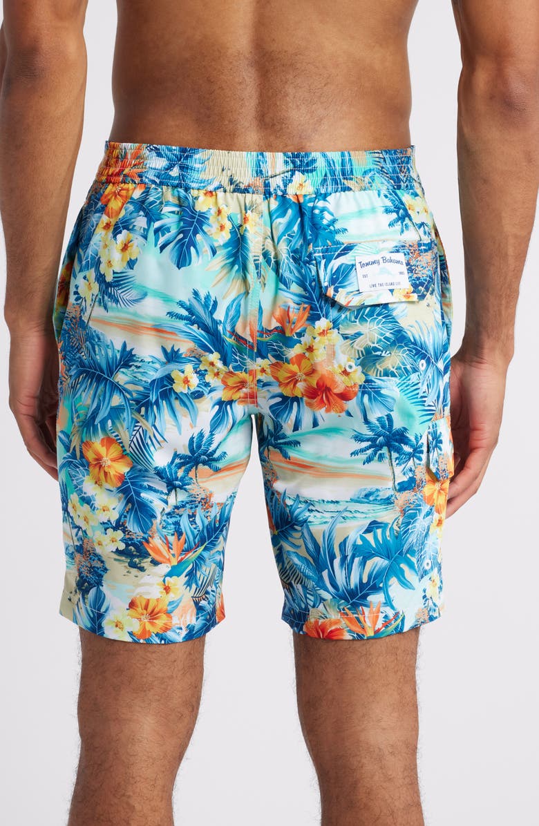 Tommy Bahama Baja Surfside Board Shorts, Alternate, color, Kohala Teal