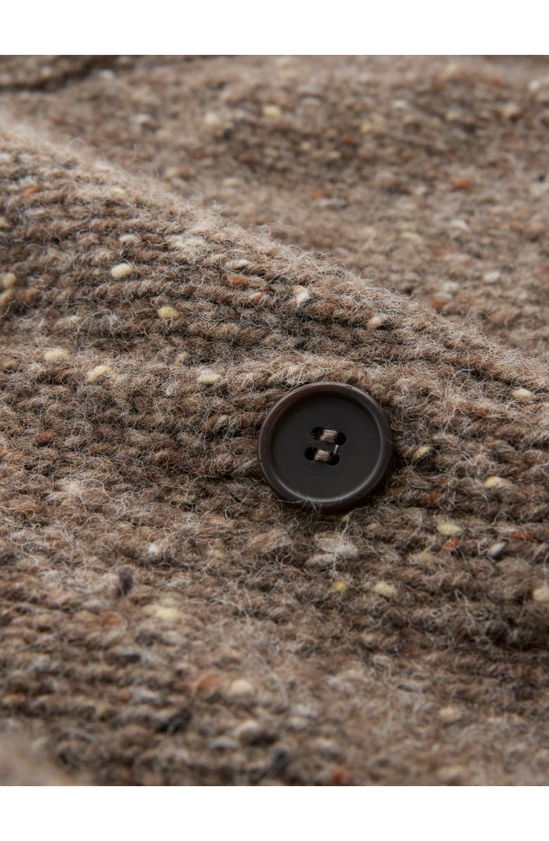 Celtic & Co. Donegal Funnel Neck Cardigan, Alternate, color, 