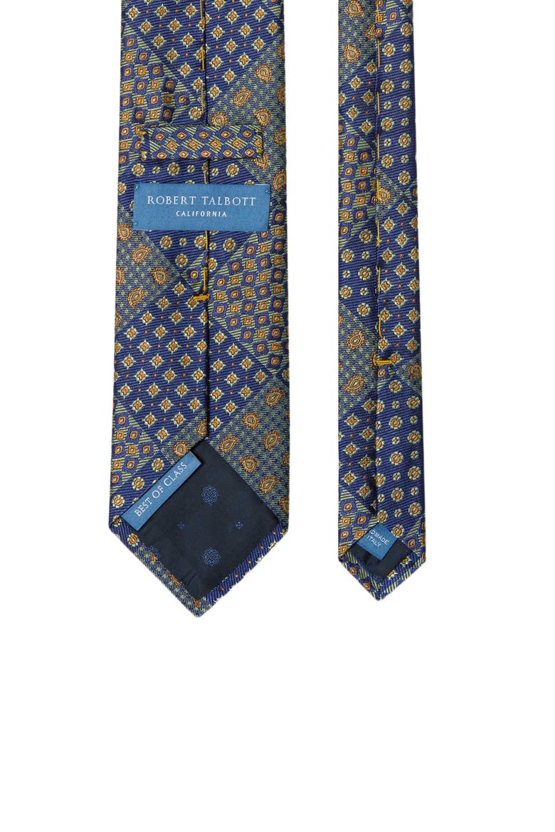 Robert Patchwork Best of Class Necktie, Alternate, color, Navy Multi