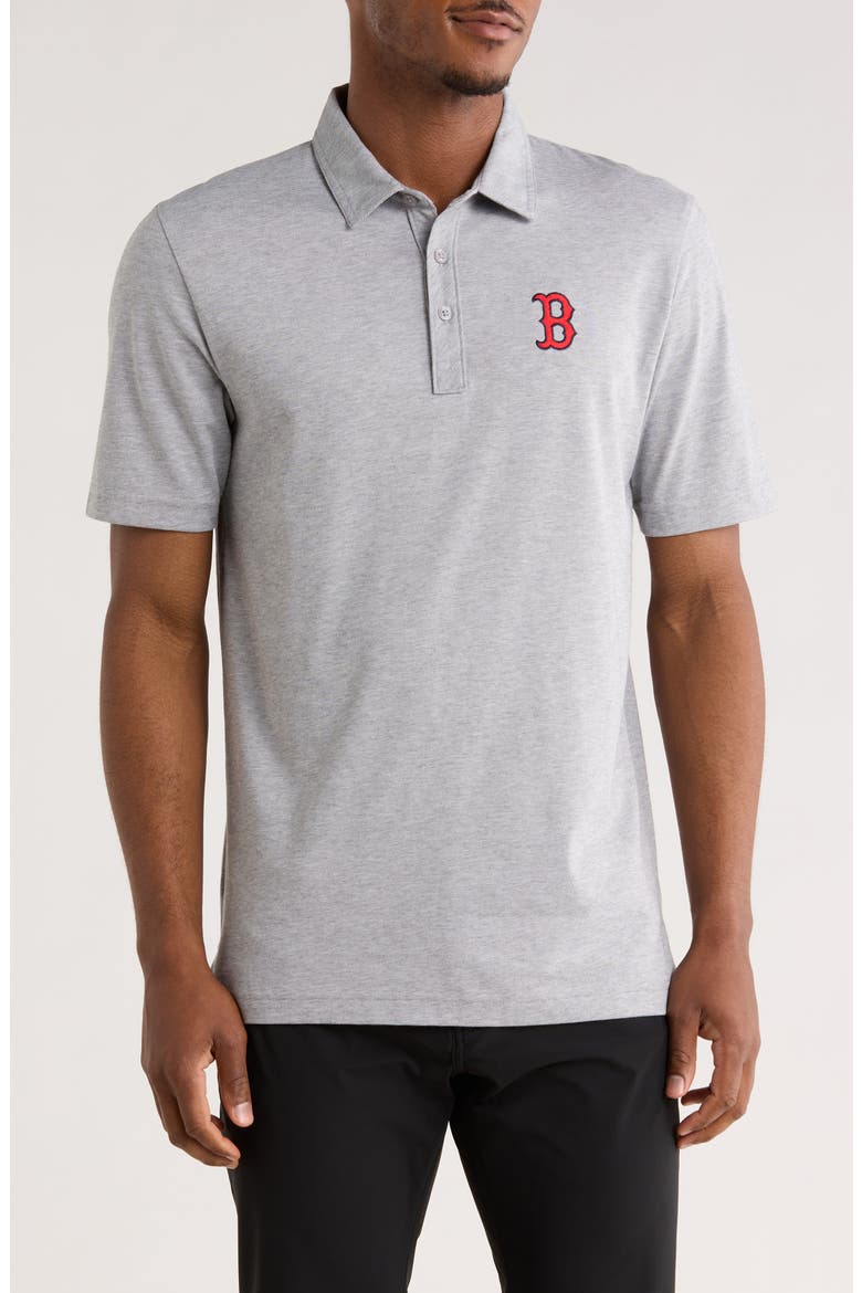 The Zinna Boston Red Sox Polo, Main, color, HEATHER GREY