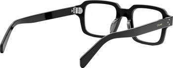 Bold 3 Dots 49mm Small Rectangular Optical Sunglasses