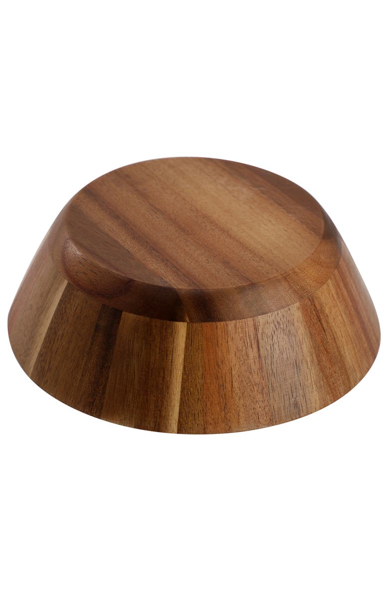 Megachef Acacia Wood Salad Bowl Set, Alternate, color, Acacia