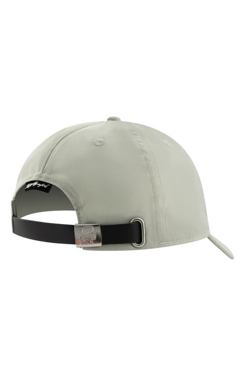 Karl Lagerfeld Embroidered Logo Baseball Cap In Gray
