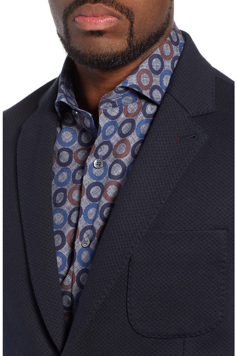 Stretch Cotton Sport Coat, Alternate, color, MIDNIGHT