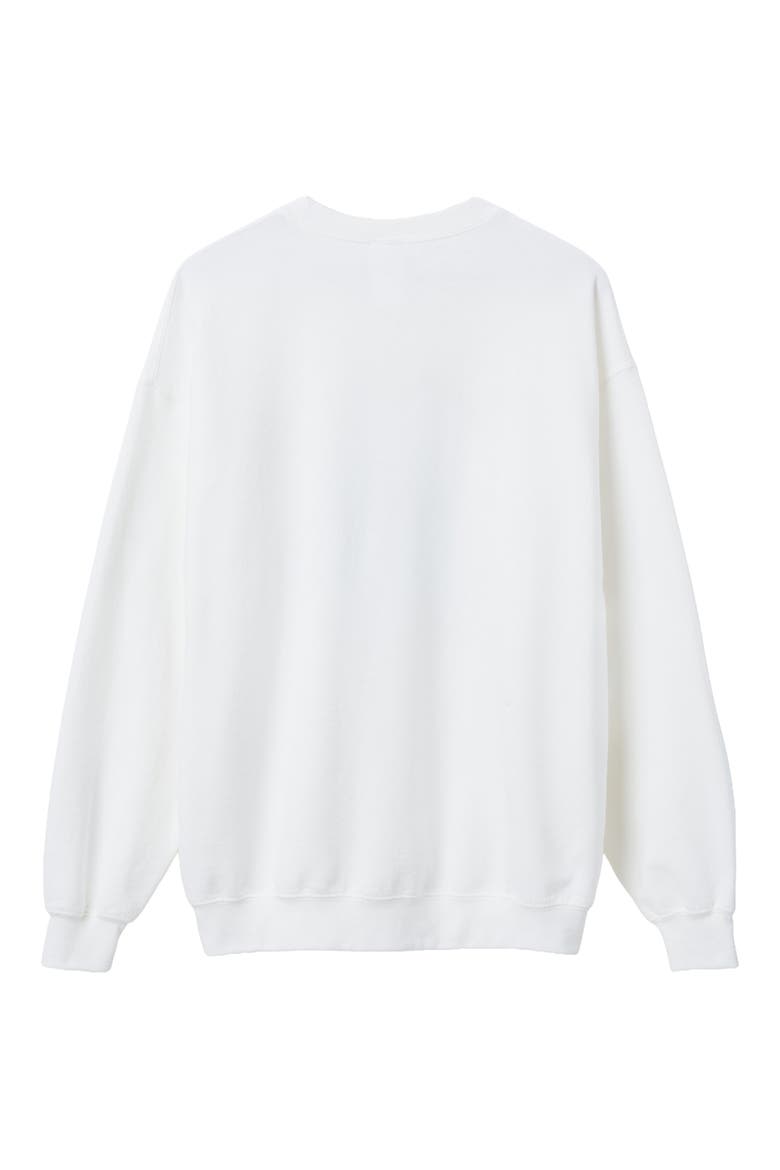 Budweiser Clydesdale Graphic Sweatshirt, Alternate, color, WHITE