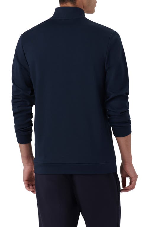 Bugatchi Colorblock Quarter Zip Pullover In Multi