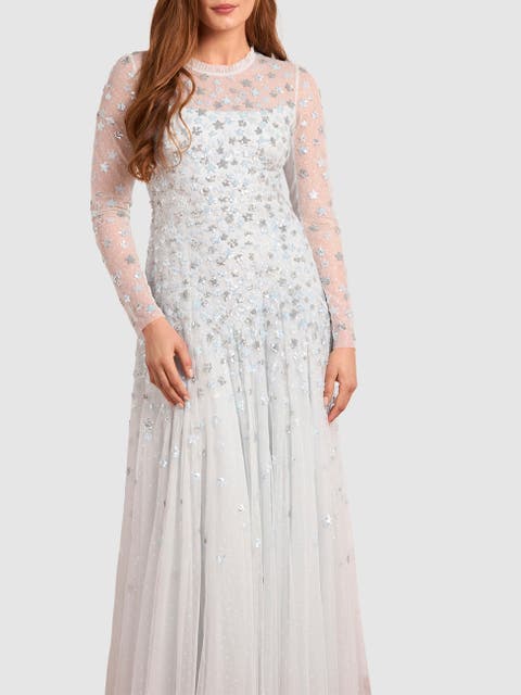 Starry Nights Round Neck Gown
