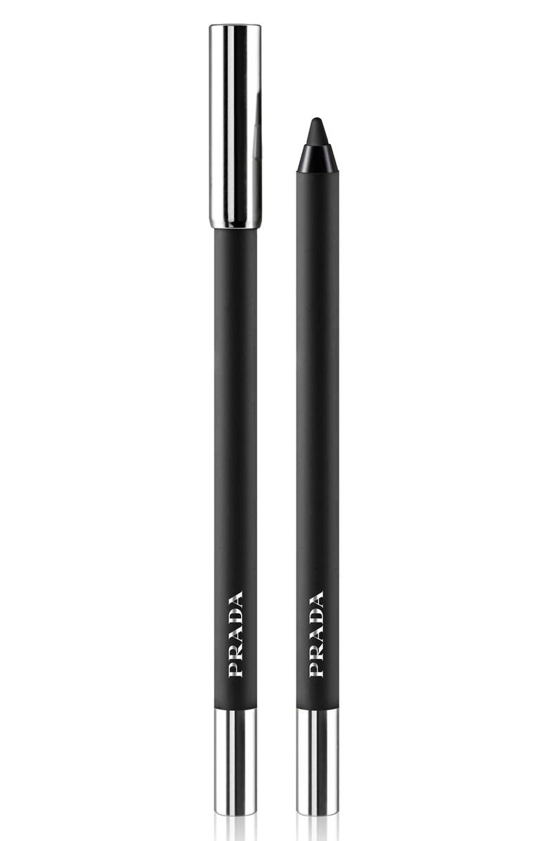 Prada lines Durable Gliding Waterproof Eye Pencil, Main, color, Nero