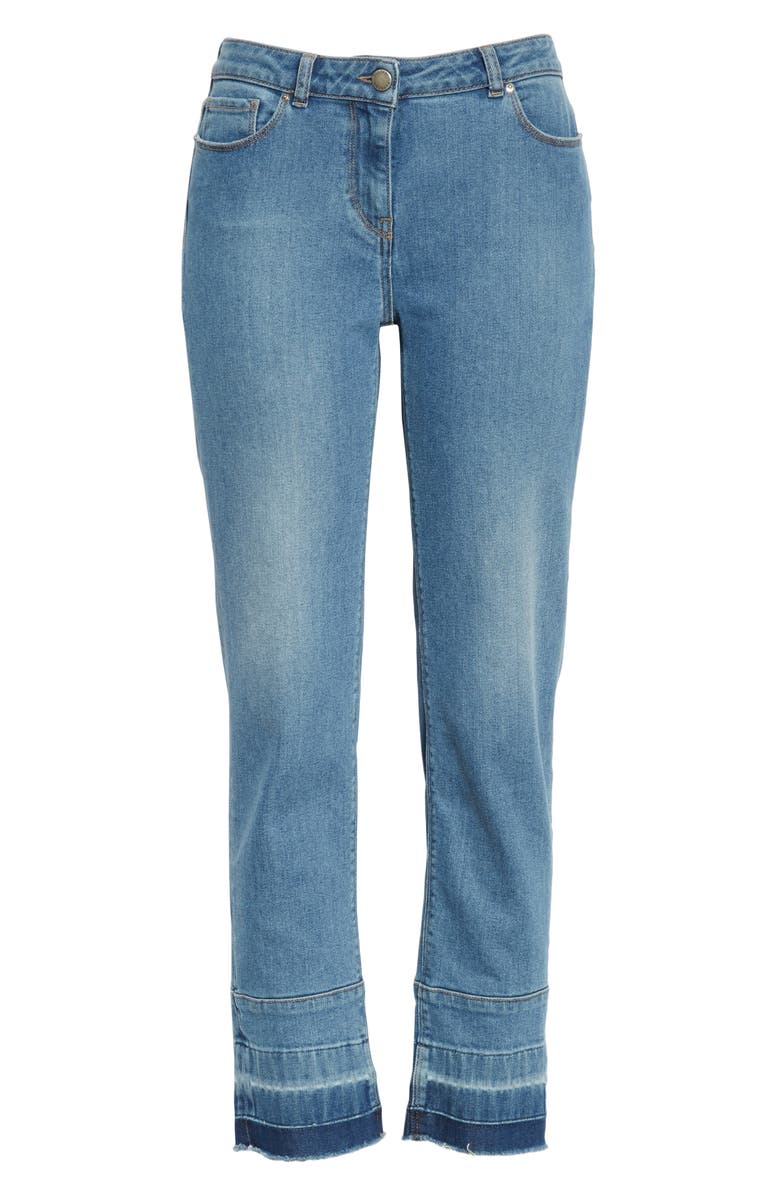 Fabiana Filippi Released Hem Straight Leg Jeans, Alternate, color,