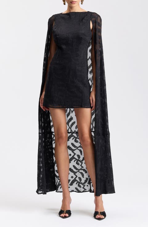Cape Detail Minidress